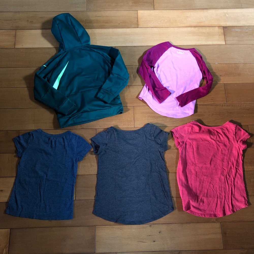 Girls Sporty Nike, Under Armour Lot of 5 Pieces - Picture 3 of 8